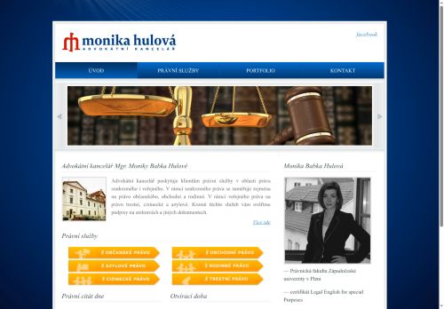 Zobrazit webové stránky Mgr. Monika Babka Hulová - advokátka