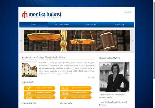 Zobrazit webové stránky Mgr. Monika Babka Hulová - advokátka