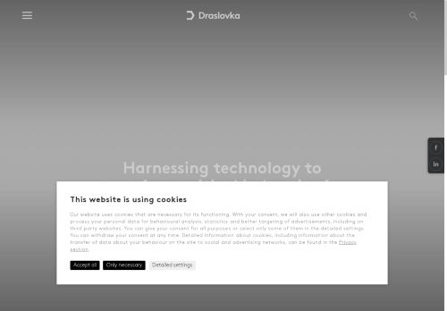 Webové stránky Lučební závody Draslovka a.s. Kolín, Kolín