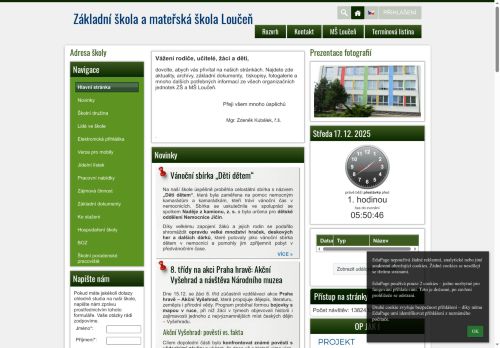 Základní škola a mateřská škola Loučeň nabízí práci na pozici UČITEL/KA  MŠ v obci Loučeň