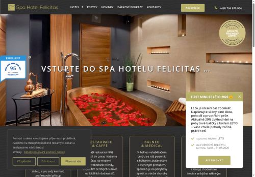 Lázně FELICITAS s.r.o. nabízí práci na pozici HOTELOVÁ POKOJSKÁ/PRACOVNÍK-PRACOVNICE ÚKLIDU v obci Poděbrady