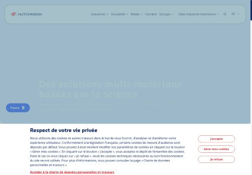 HUTCHINSON s.r.o. nabízí práci na pozici Operátor ve výrobě   (m/ž) v obci Rokycany