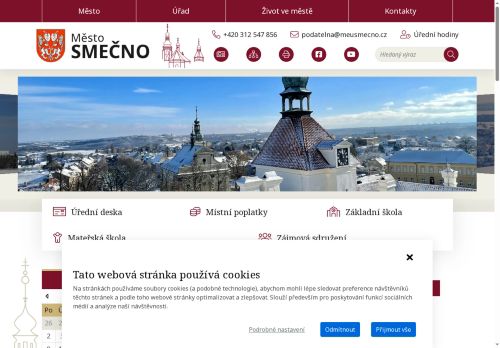 Zobrazit webové stránky Městský úřad Smečno
