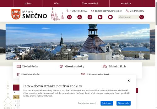 Zobrazit webové stránky Městský úřad Smečno