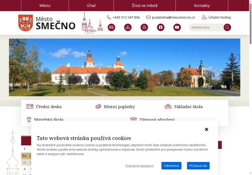 Zobrazit webové stránky Městský úřad Smečno