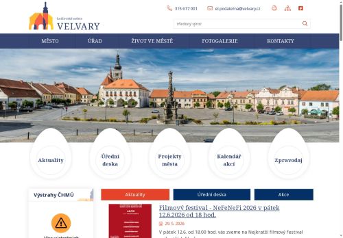 Zobrazit webové stránky Městský úřad Velvary
