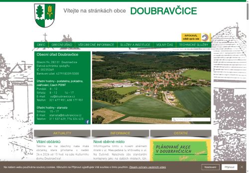 Zobrazit webové stránky Obecní úřad Doubravčice