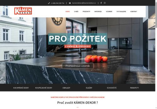 Zobrazit webové stránky Kámen Dekor, s.r.o.