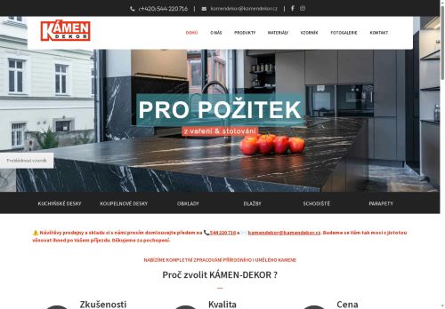 Zobrazit webové stránky Kámen Dekor, s.r.o.