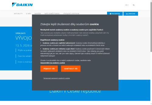 Daikin Industries Czech Republic s.r.o. nabízí práci na pozici operátor výroby v obci Plzeň