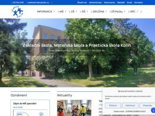 Základní škola, Mateřská škola a Praktická škola Kolín