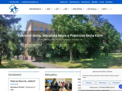 Základní škola, Mateřská škola a Praktická škola Kolín