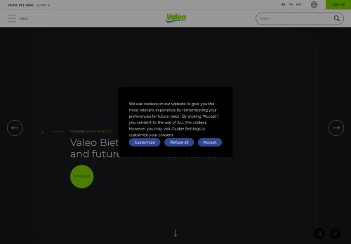 VALEO VÝMĚNÍKY TEPLA s.r.o. nabízí práci na pozici Strojní operátor v obci Žebrák