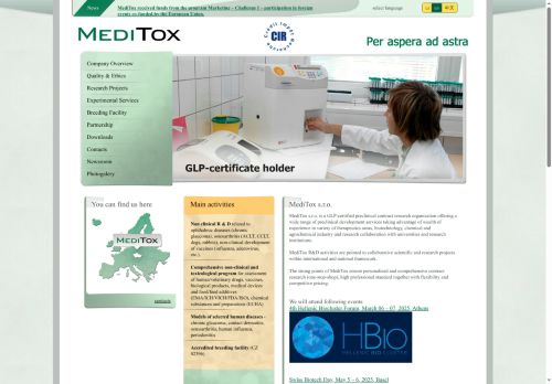 MediTox s.r.o. nabízí práci na pozici Údržbář + řidič (m/ž) v obci Konárovice
