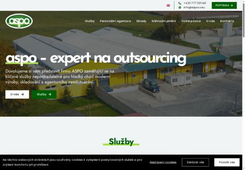 ASPO AP s.r.o. nabízí práci na pozici Operátor/ka v obci Lubná