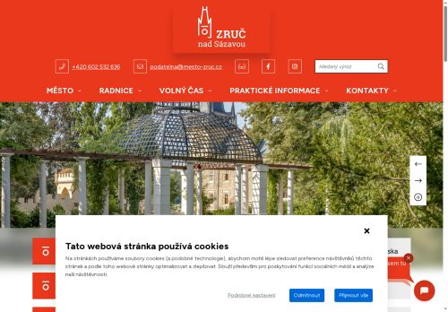 Zobrazit webové stránky Městský úřad Zruč nad Sázavou