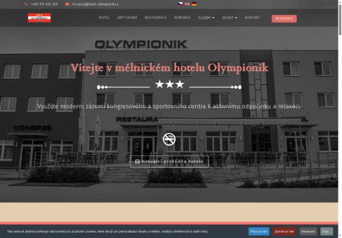 Sportovní centrum Rudolfa Kraje s.r.o. nabízí práci na pozici Recepční v obci Mělník