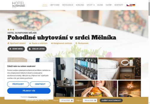 Sportovní centrum Rudolfa Kraje s.r.o. nabízí práci na pozici Recepční v obci Mělník