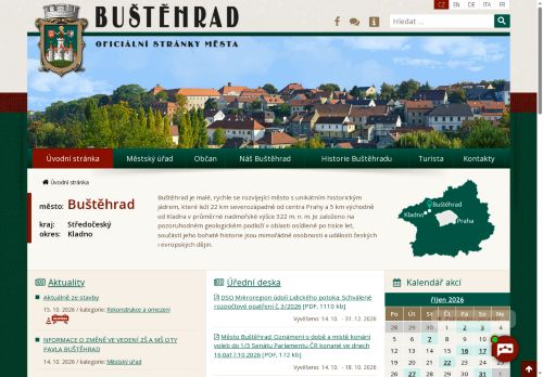 Zobrazit webové stránky Městský úřad Buštěhrad