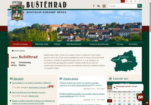 Zobrazit webové stránky Městský úřad Buštěhrad