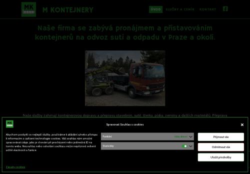 Zobrazit webové stránky Kontejnerová doprava - M Kontejnery