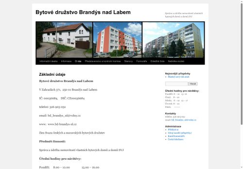 Zobrazit webové stránky Bytové družstvo Brandýs nad Labem