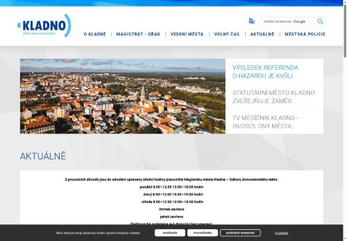 Zobrazit webové stránky Magistrát města Kladna