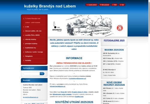 Zobrazit webové stránky Kuželky Brandýs