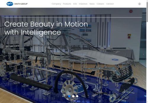 Webové stránky MINTH CZ s.r.o., Úžice