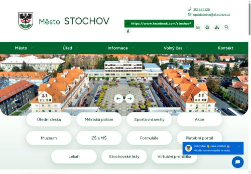 Zobrazit webové stránky Městský úřad Stochov