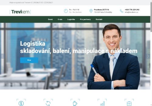TREVIKEM s.r.o. nabízí práci na pozici Pomocní skladníci (m/ž) v obci Jeneč