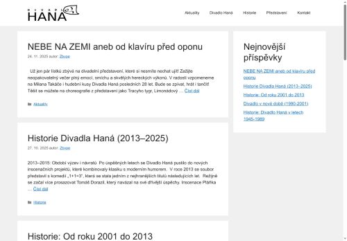 Zobrazit webové stránky Divadelní spolek Haná