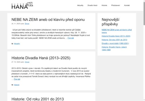 Zobrazit webové stránky Divadelní spolek Haná