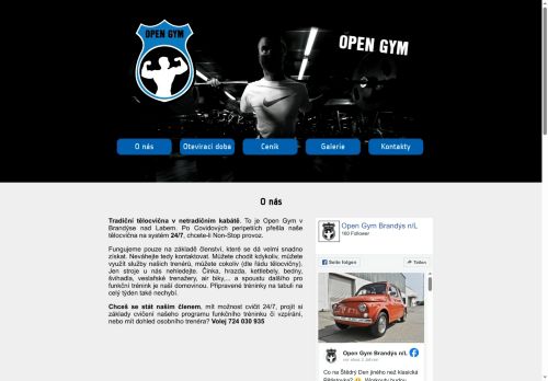 Zobrazit webové stránky Open Gym Performance Training