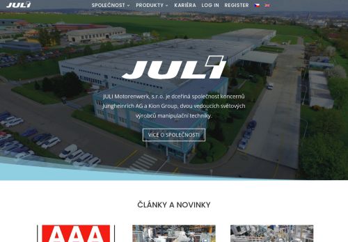 Zobrazit webové stránky JULI Motorenwerk, s.r.o.
