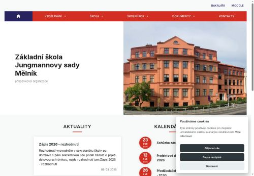 Základní škola Jungmannovy sady Mělník, příspěvková organizace nabízí práci na pozici Učitelé na 2. stupni základních škol - matematika v obci Mělník