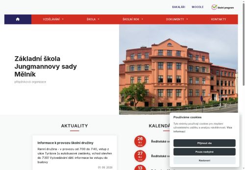 Zobrazit webové stránky Základní škola Jungmannovy sady Mělník