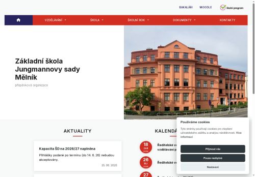 Zobrazit webové stránky Základní škola Jungmannovy sady Mělník