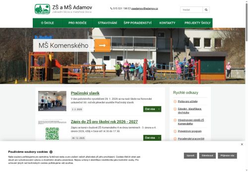 Zobrazit webové stránky Mateřská škola Jilemnického, Adamov