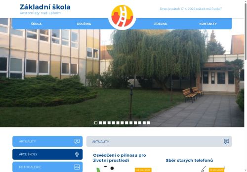 Základní škola Kostomlaty nad Labem, okres Nymburk nabízí práci na pozici UČITEL/KA  1. stupeň  ZŠ v obci Kostomlaty nad Labem