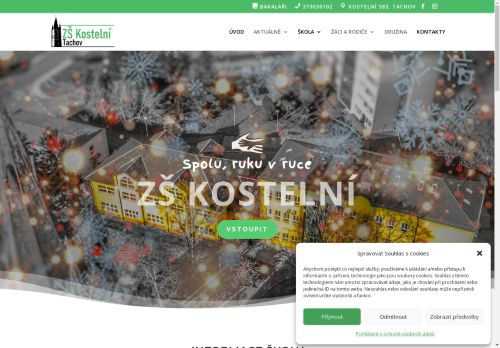 Webové stránky Základní škola Tachov, Kostelní 583, příspěvková organizace, Tachov