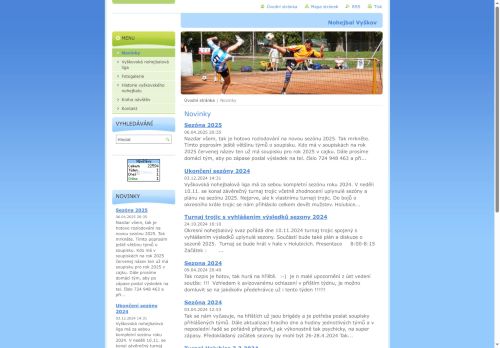 Zobrazit webové stránky Nohejbal Vyškov