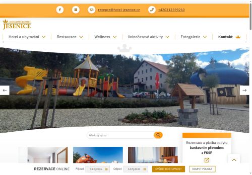 Hotelový resort JESENICE, s.r.o. nabízí práci na pozici Kuchař/ka - vedoucí směny v obci Jesenice