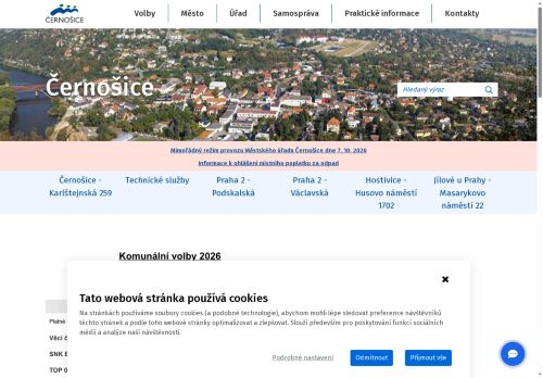 Zobrazit webové stránky Městský úřad Černošice
