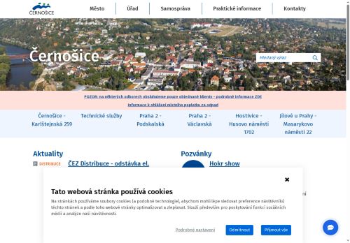 Zobrazit webové stránky Městský úřad Černošice
