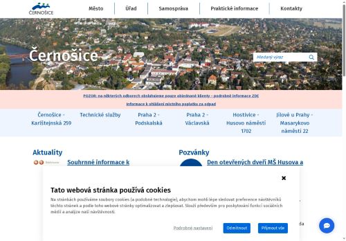 Zobrazit webové stránky Městský úřad Černošice
