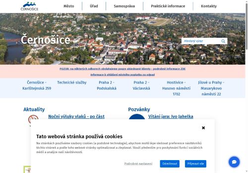 Zobrazit webové stránky Městský úřad Černošice
