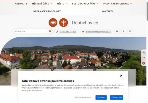Zobrazit webové stránky Městský úřad Dobřichovice