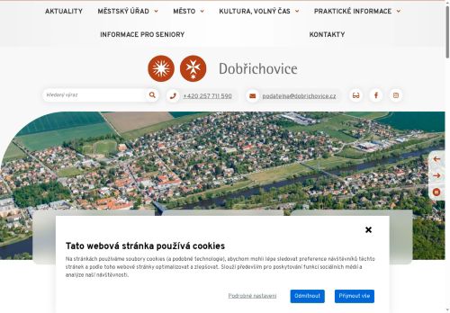 Zobrazit webové stránky Městský úřad Dobřichovice