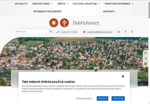 Zobrazit webové stránky Městský úřad Dobřichovice